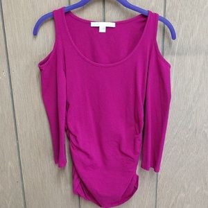 XS Boston Proper ruched sides blouse.